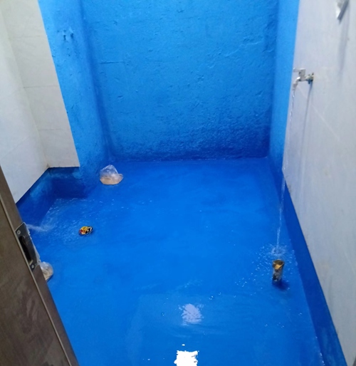 衛生間防水蓄水實驗